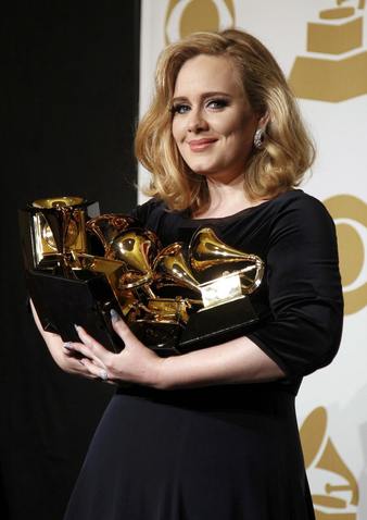 Adele má šest Grammy, Foo Fighters ji dohánějí s pěti