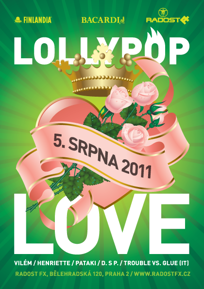 Párty Lollypop Love už dnes večer v Radost FX 