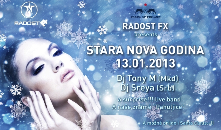 Radost FX chystá tradiční oslavu pravoslavného Nového roku