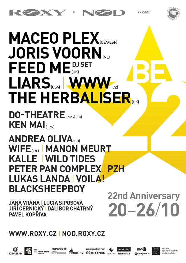 Narozeniny Roxy se blíží, gratulovat budou Maceo Plex, Joris Voorn i Herbaliser