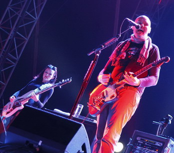 LIVE: Smashing Pumpkins na Pohodě hledali zvuk i smysl