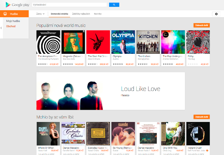 Google spustil službu Hudba Google Play. V nabídce jsou miliony písní