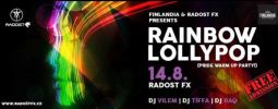 Radost FX v duchu Pride: RAINBOW LOLLYPOP proběhne 14. srpna