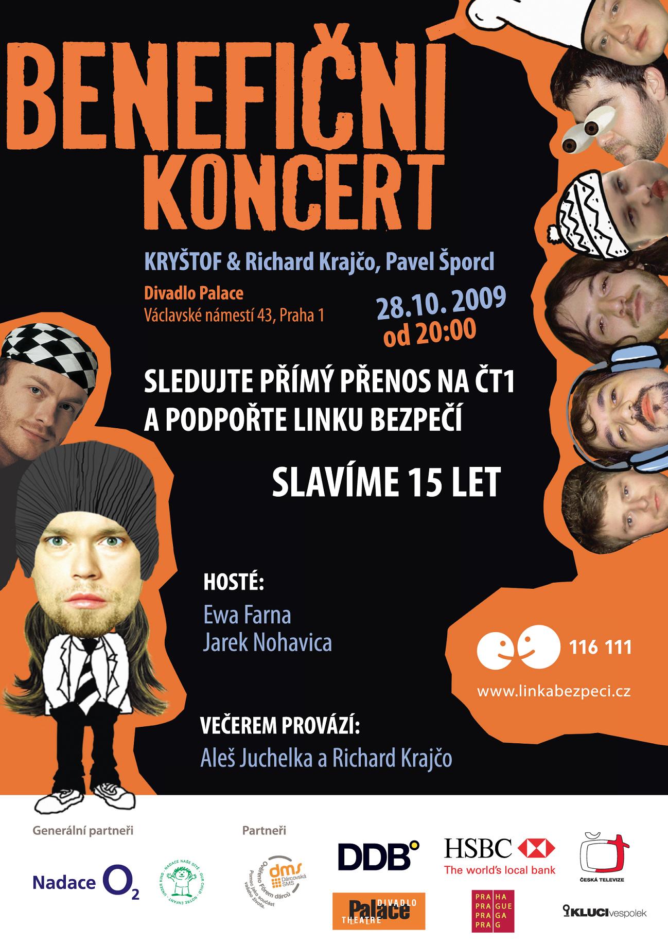 Krajčo a Šporcl holdují charitě