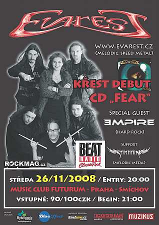 Evarest pokřtí svůj strach i v Praze