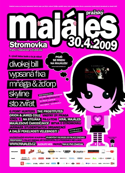 Majáles Praha již tento čtvrtek