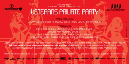Sraz veteránů v klubu Radost FX