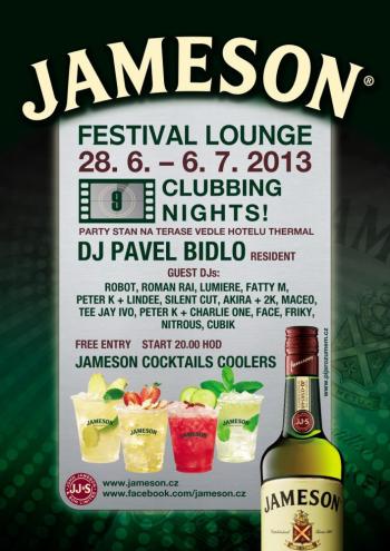 Jameson Festival Lounge opět v Karlových Varech - skvělá zábava až do rána