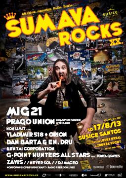 Šumava Rocks slaví 20 let, blahopřát budou Mig 21, Dan Bárta i Prago Union