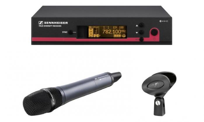 Mikrofonní klasika Sennheiser ew 500-945 G3,  e 845 a ew 135 G3 