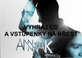 3x CD a vstupy na křest Anna K.